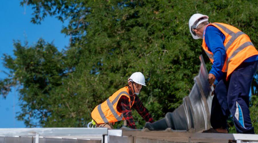 Professional metal roof installation in South Lee, MA